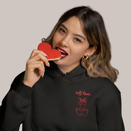 Valentine's Day Self Love Statement Hoodie