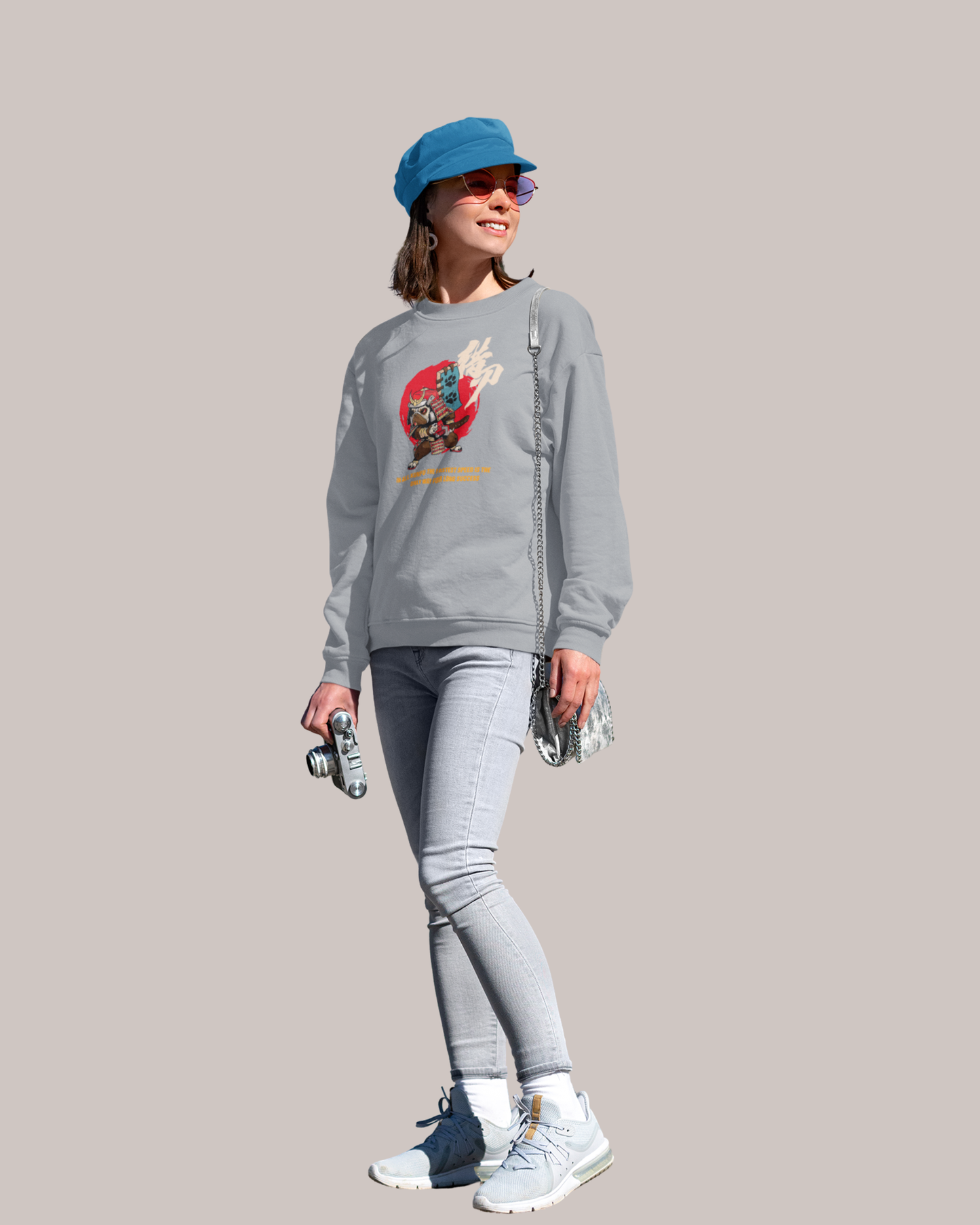 Samurai Bulldog – Unisex Heavy Blend Crewneck Sweatshirt