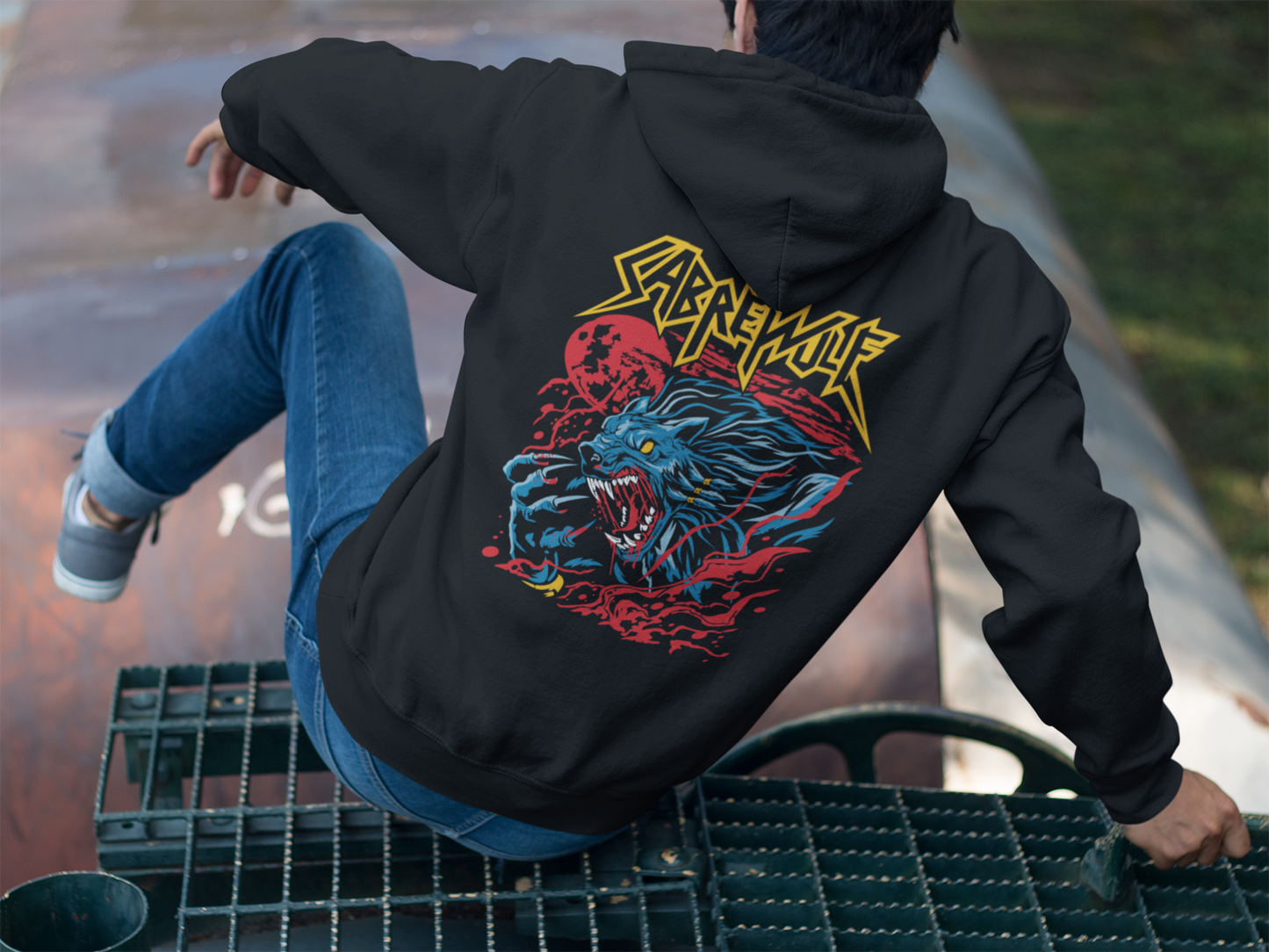 Sabrewolf Rage Graphic Hoodie – Back Print