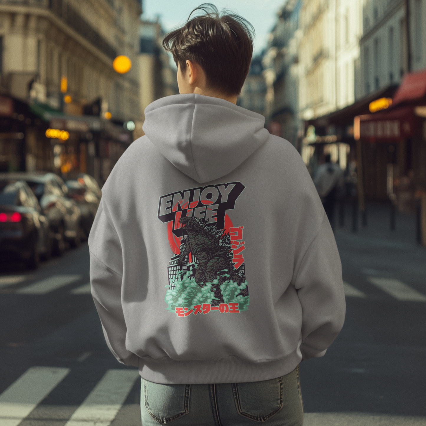 Enjoy Life Statement Graphic Hoodie