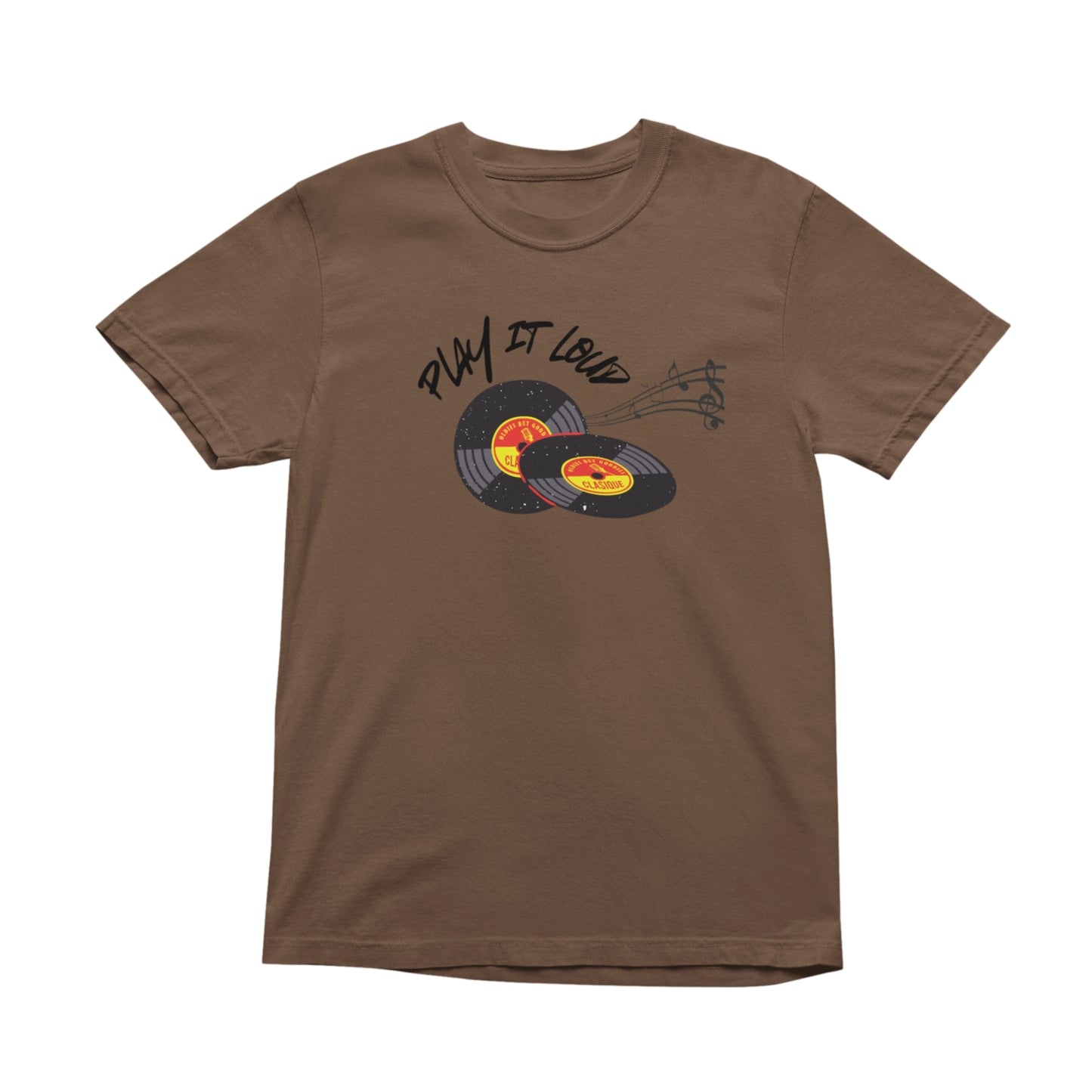 Play It Loud Music T-Shirt, Trendy Song Top, Music Aesthetic Tee