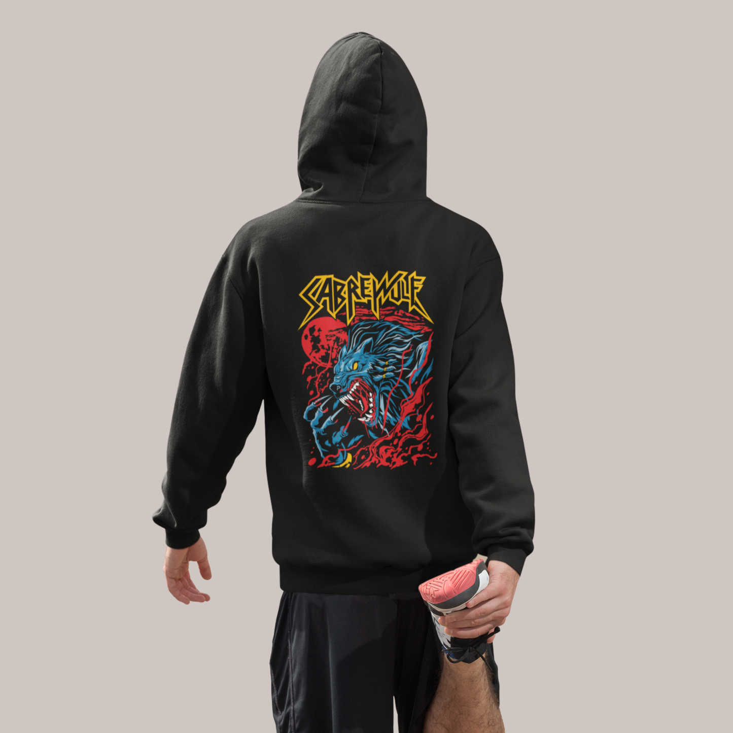 Sabrewolf Rage Graphic Hoodie – Back Print