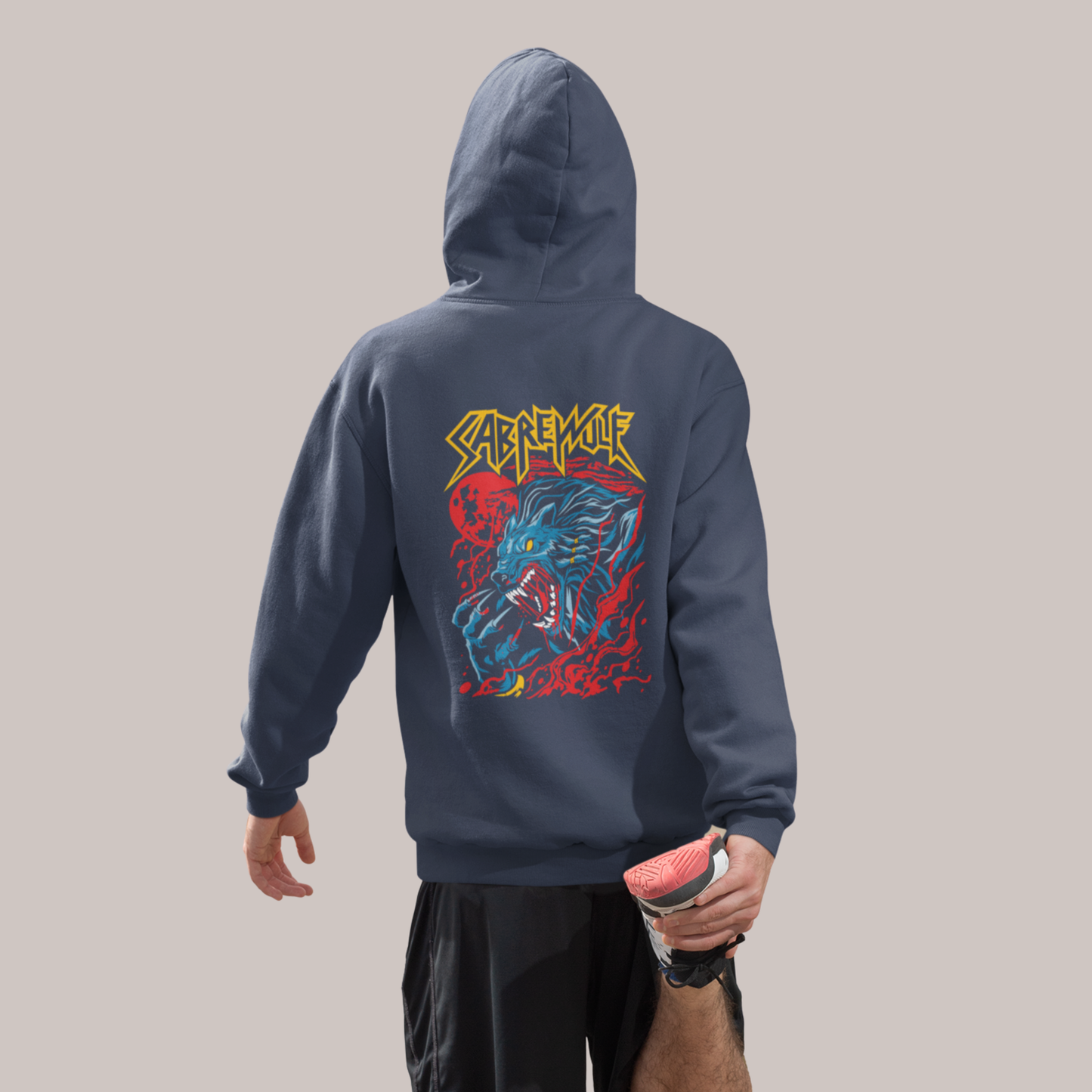Sabrewolf Rage Graphic Hoodie – Back Print