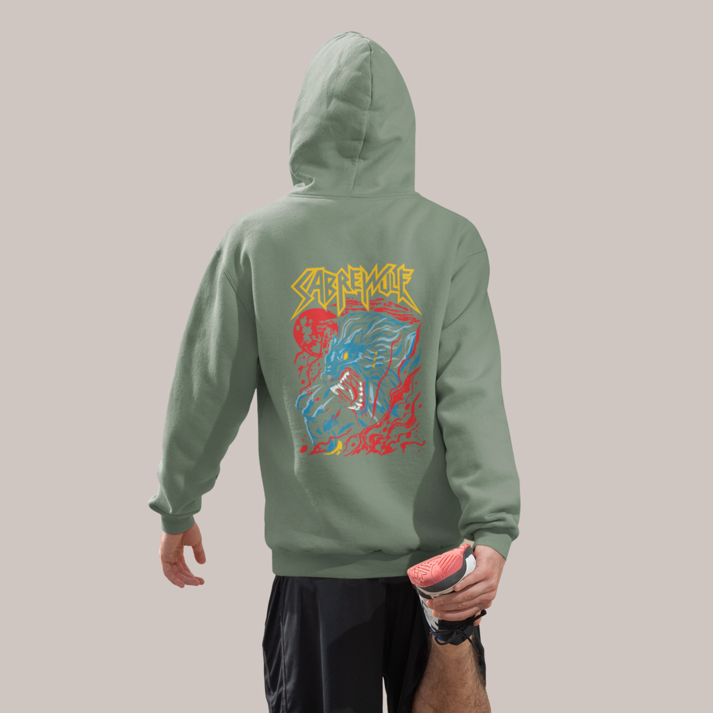 Sabrewolf Rage Graphic Hoodie – Back Print