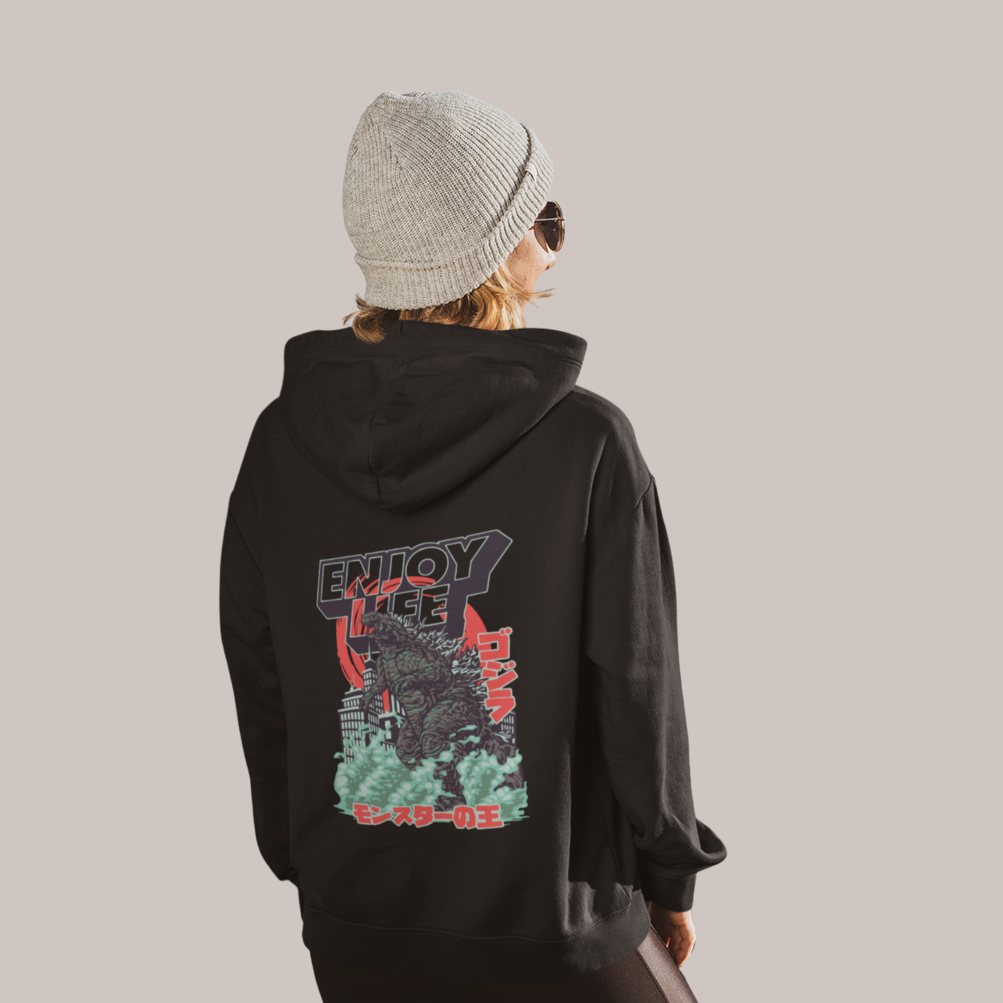 Enjoy Life Statement Graphic Hoodie