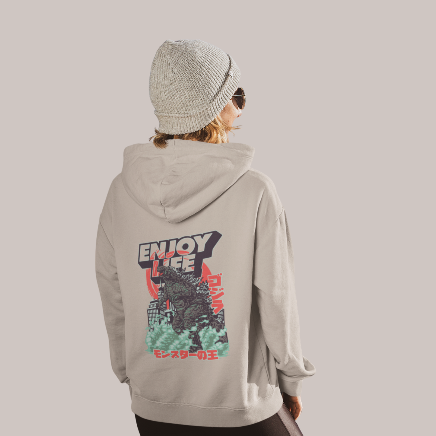 Enjoy Life Statement Graphic Hoodie