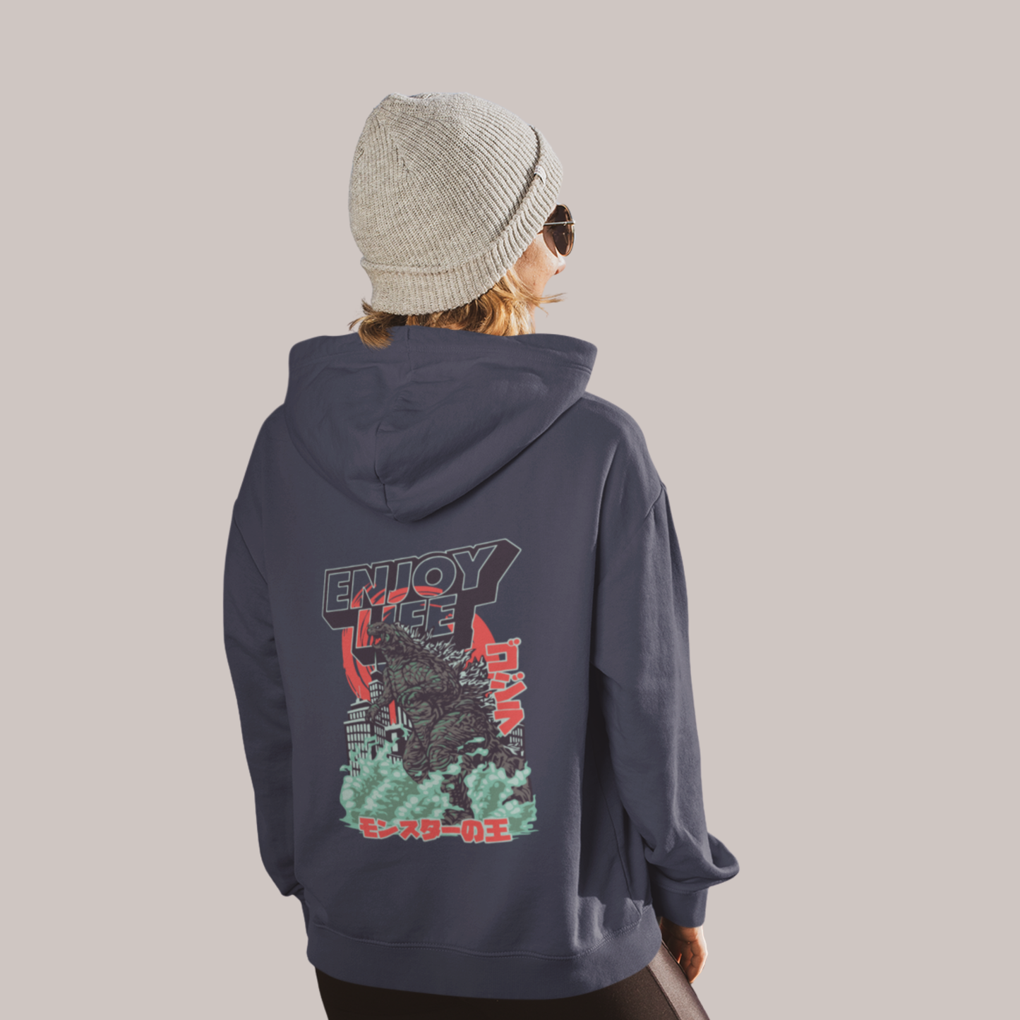 Enjoy Life Statement Graphic Hoodie