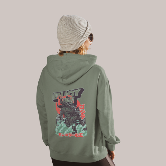 Enjoy Life Statement Graphic Hoodie