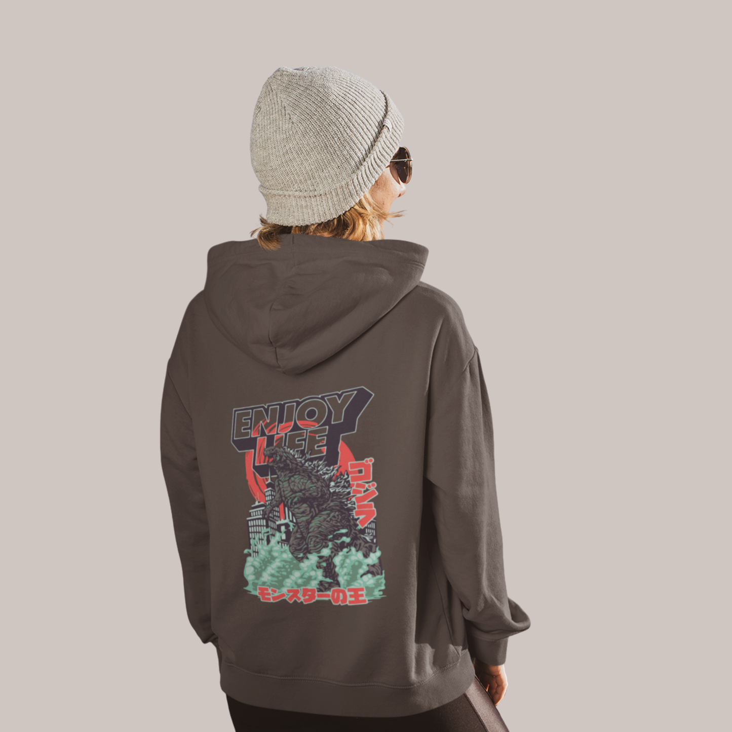 Enjoy Life Statement Graphic Hoodie