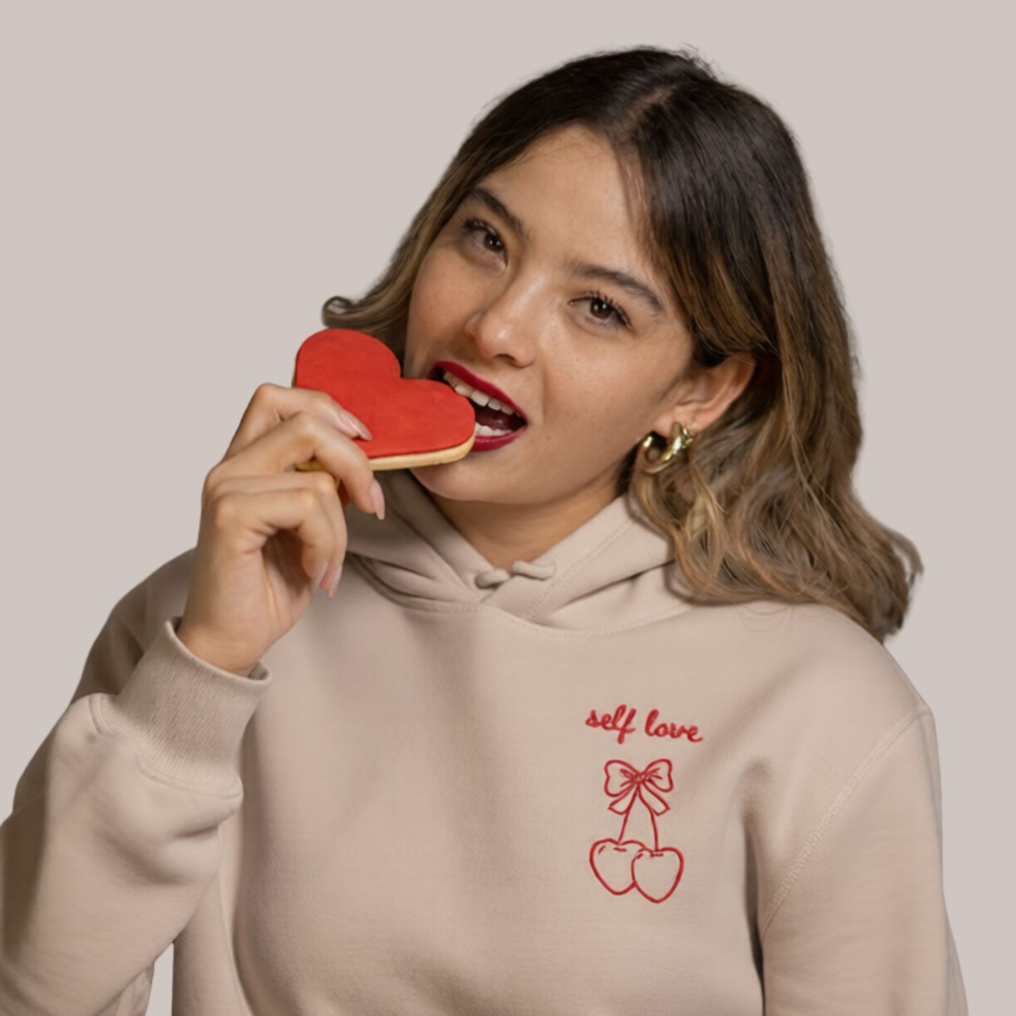 Valentine's Day Self Love Statement Hoodie