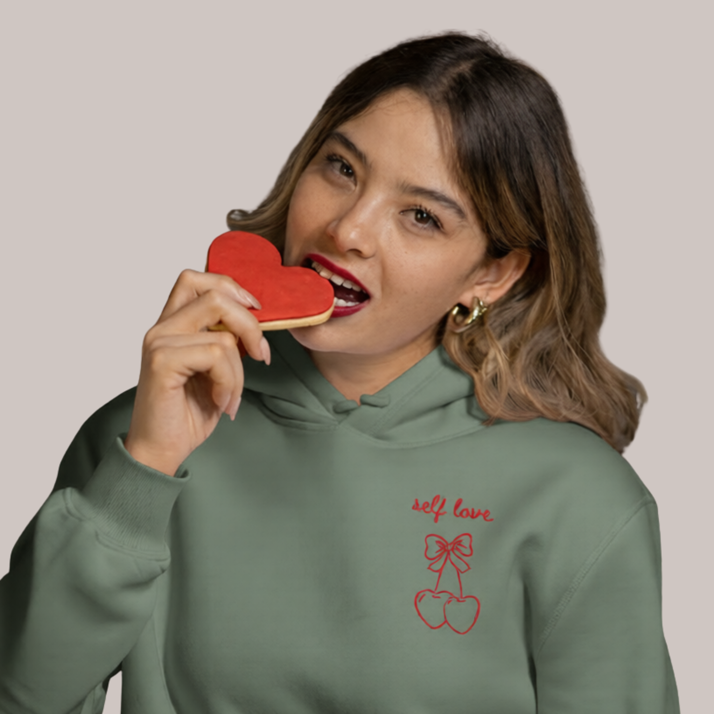 Valentine's Day Self Love Statement Hoodie