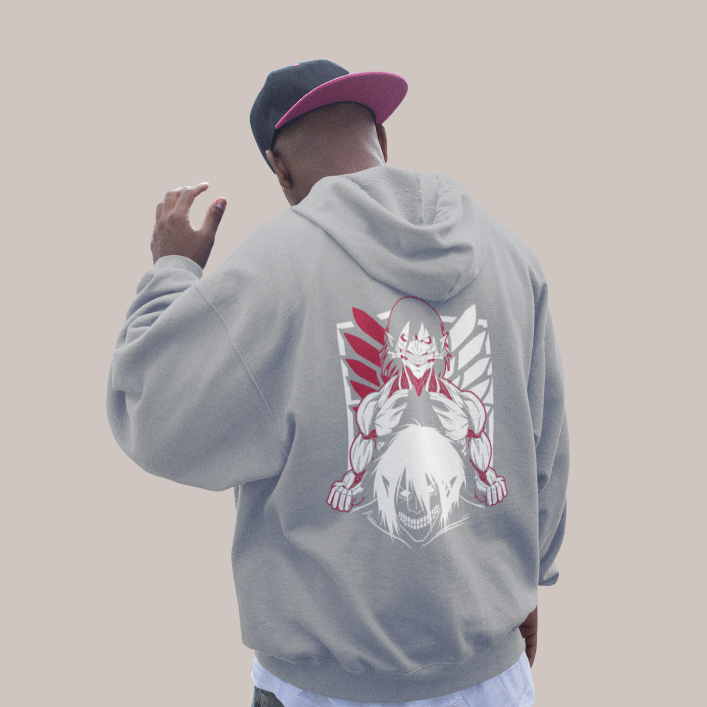 Anime Warrior Graphic Hoodie – Streetwear Pullover