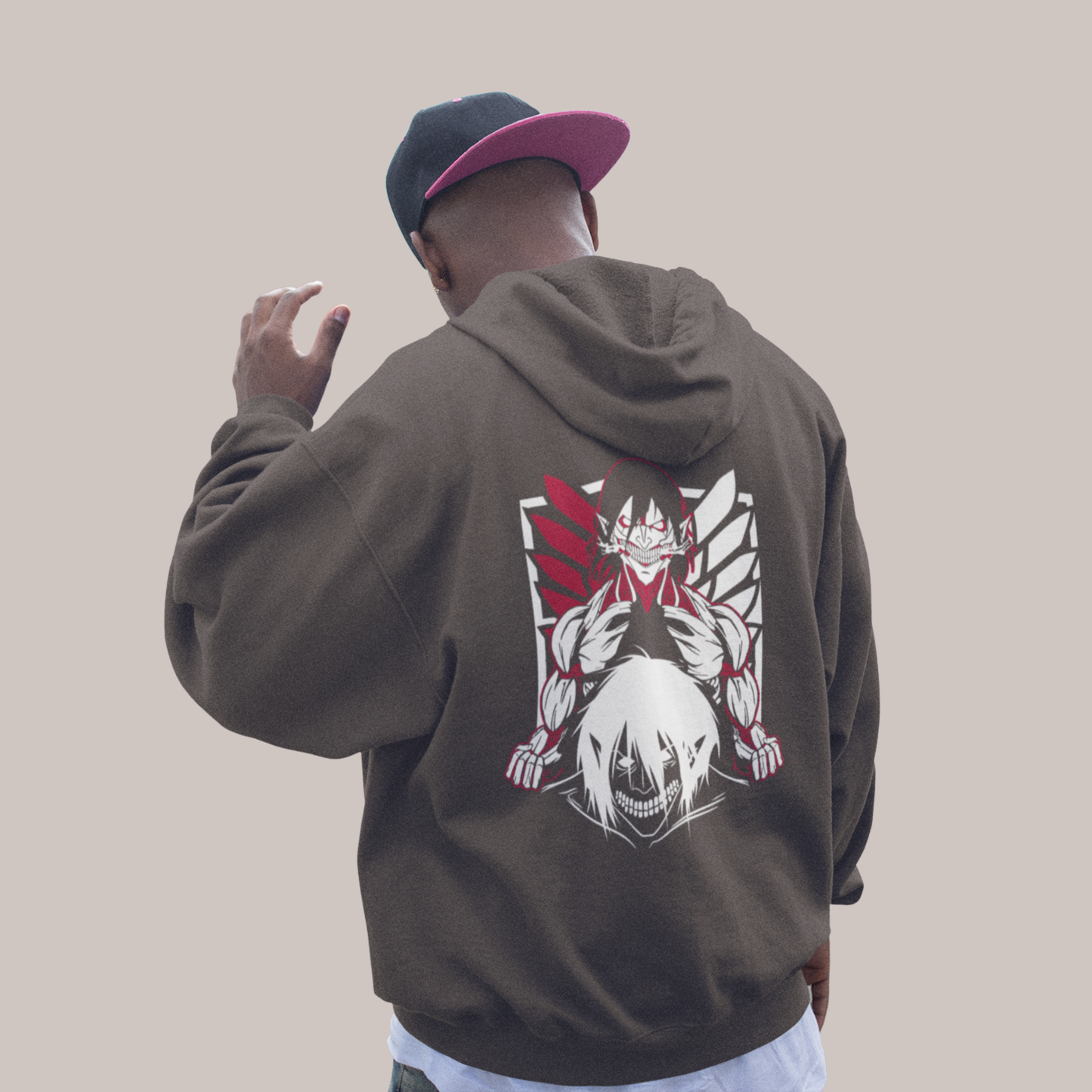 Anime Warrior Graphic Hoodie – Streetwear Pullover