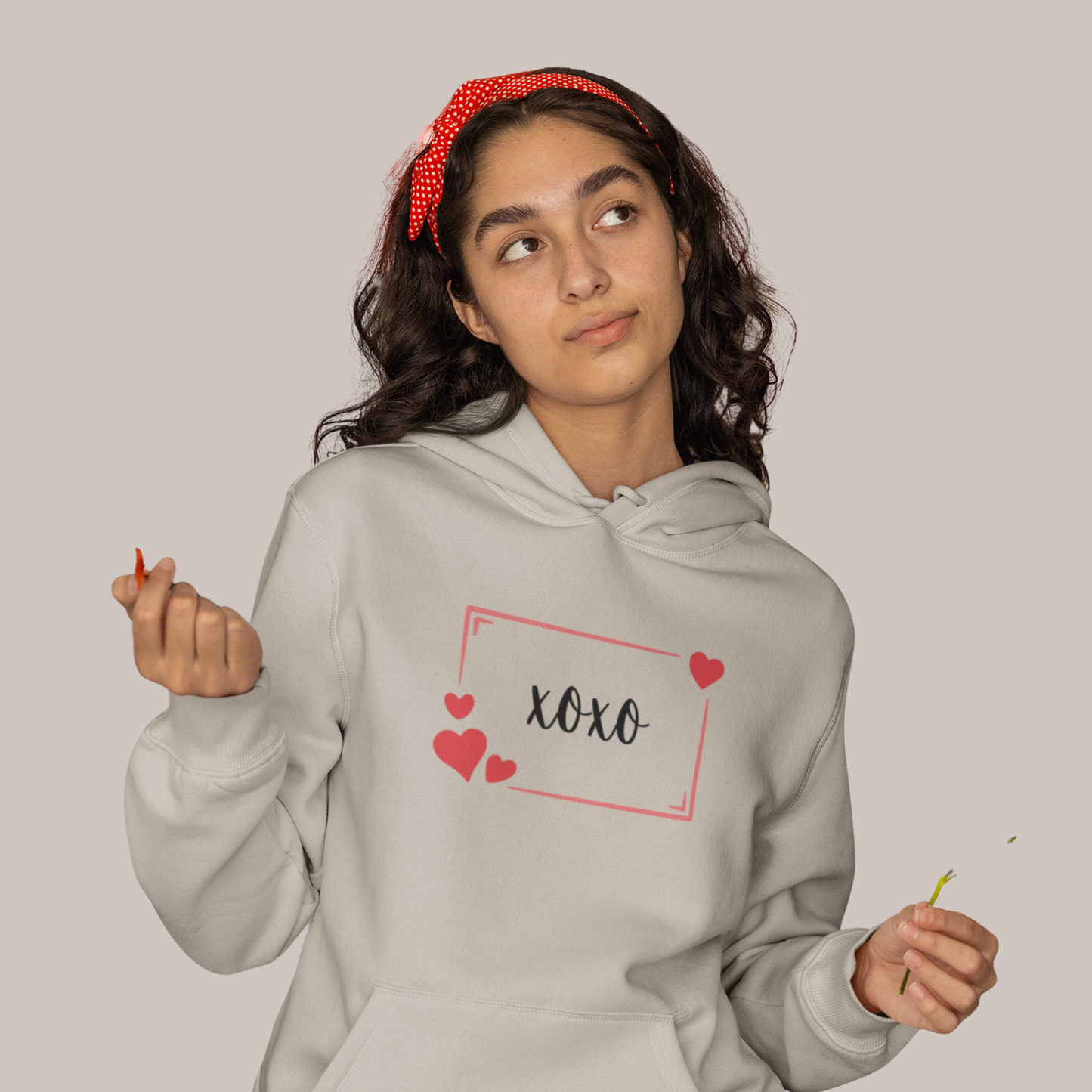 Valentine's Day XOXO Statement Hoodie