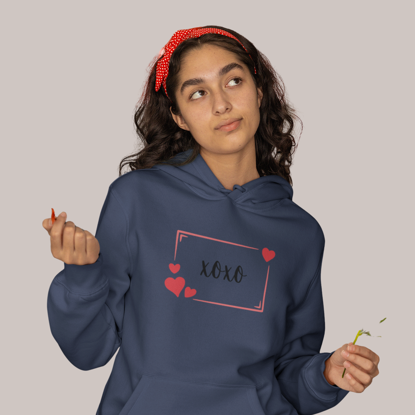 Valentine's Day XOXO Statement Hoodie