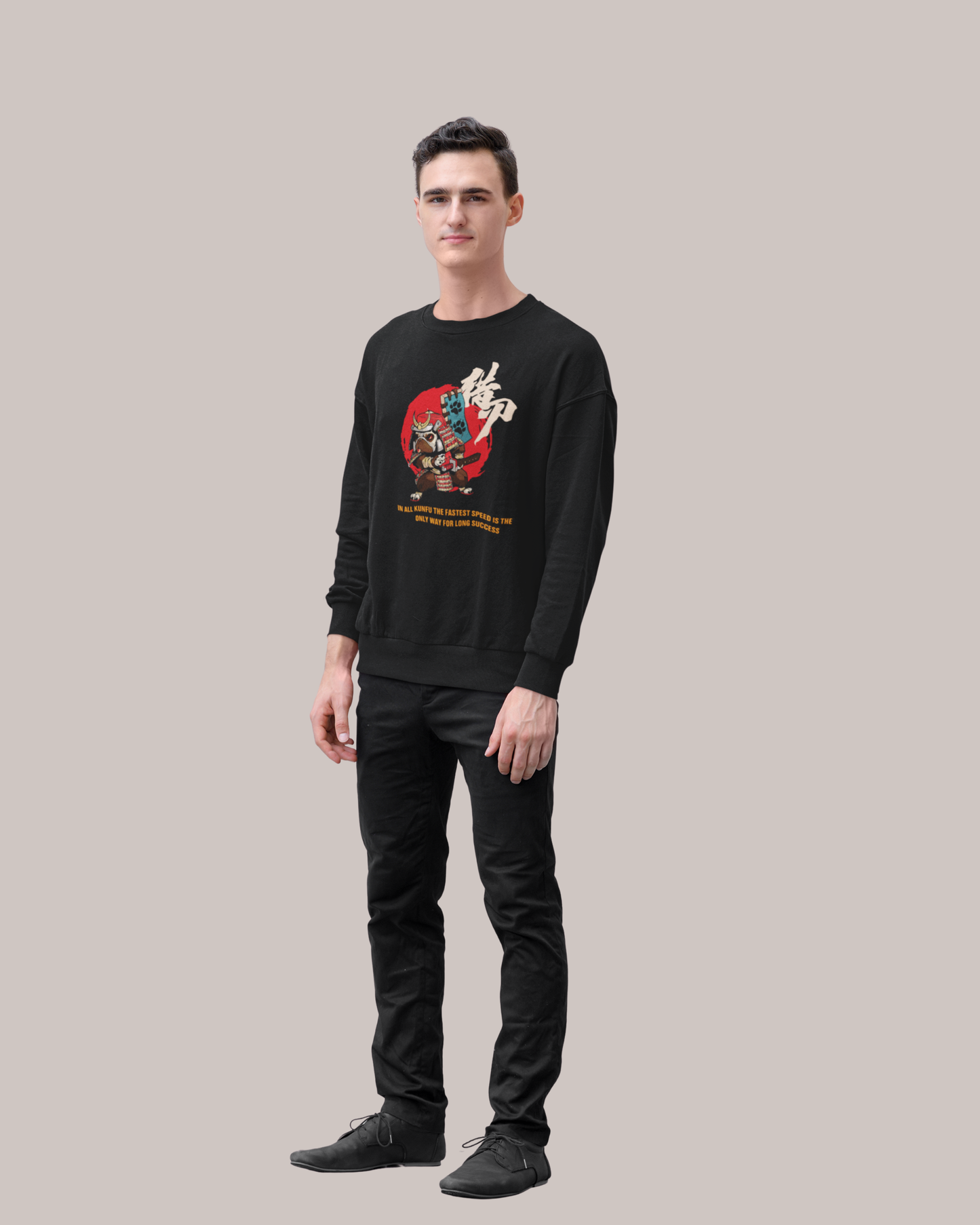 Samurai Bulldog – Unisex Heavy Blend Crewneck Sweatshirt