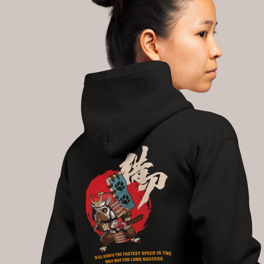 Samurai Kung Fu Dog Hoodie