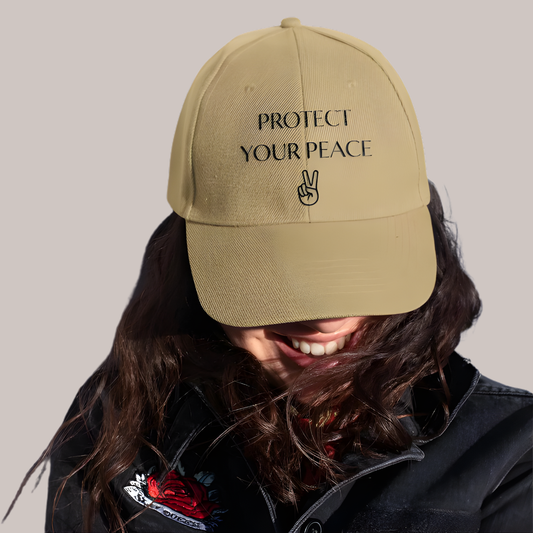 Protect Your Peace Classic Dad Cap - Casual Style Hat, Gift for Him and Her, Unisex Cap for Every Occasion, Trendy Fashion Accessory