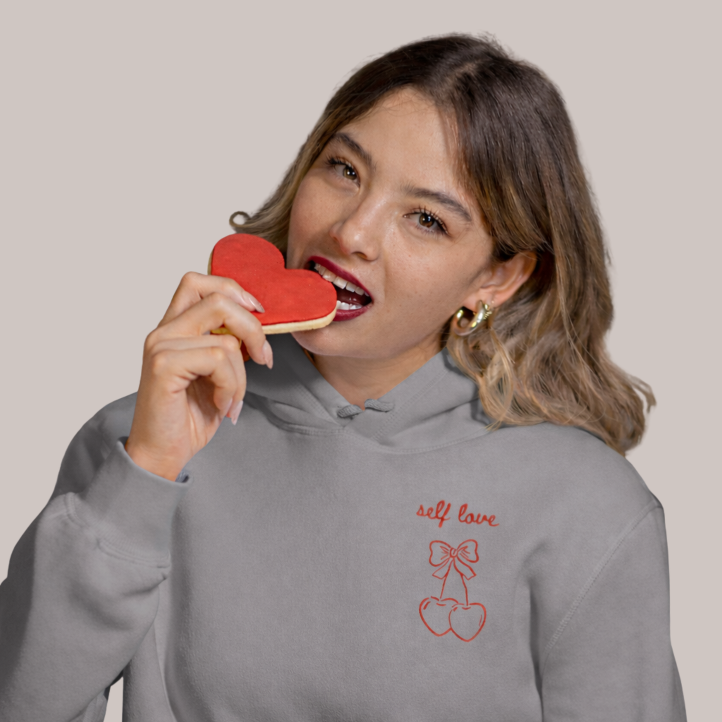 Valentine's Day Self Love Statement Hoodie