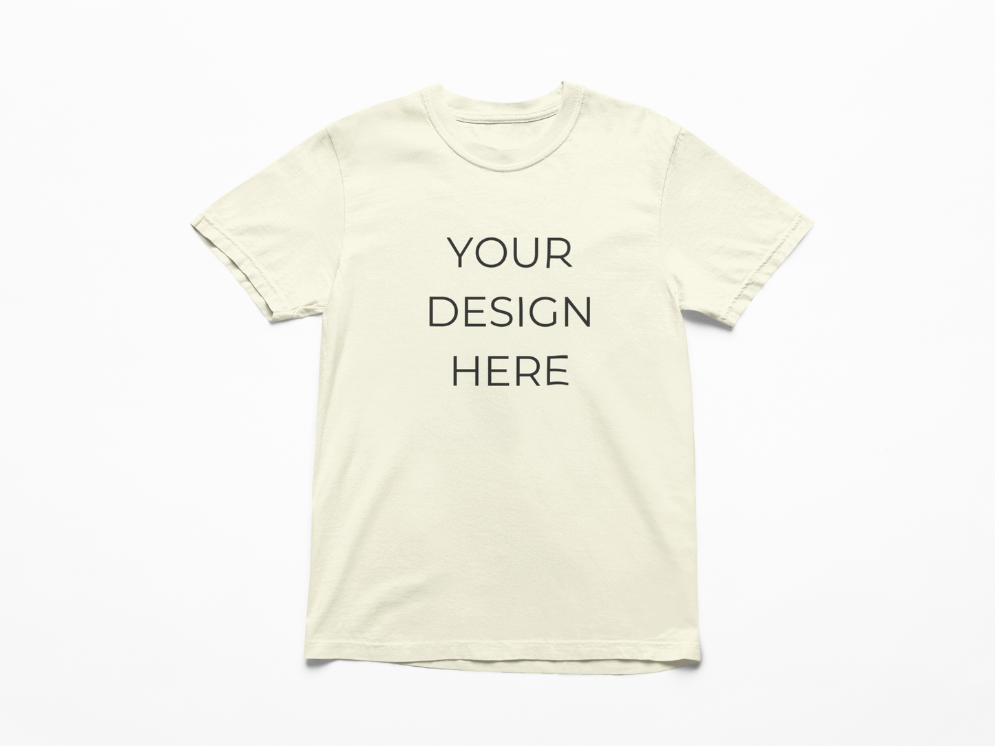 Custom Garment-Dyed T-Shirt – No Minimum