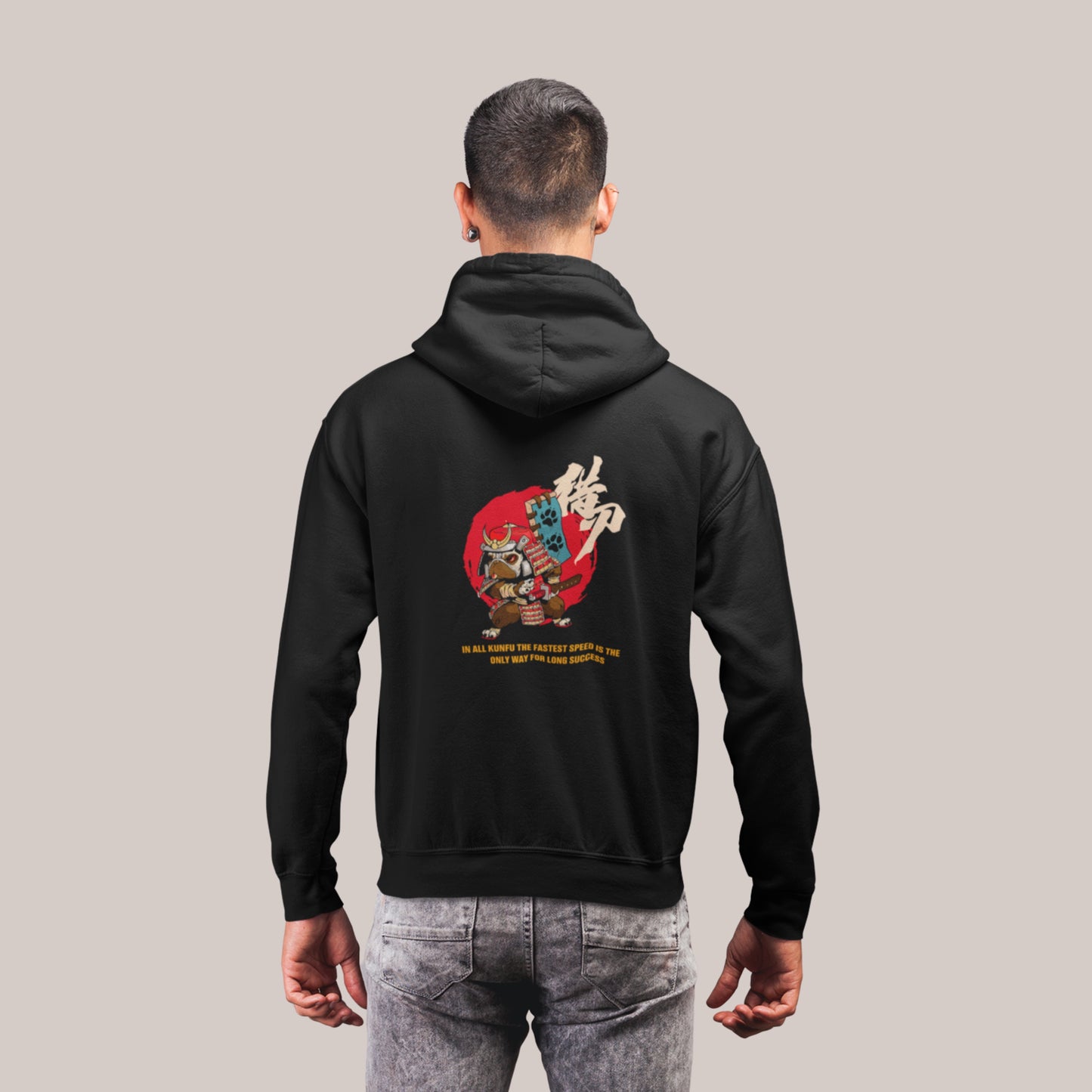 Samurai Kung Fu Dog Hoodie