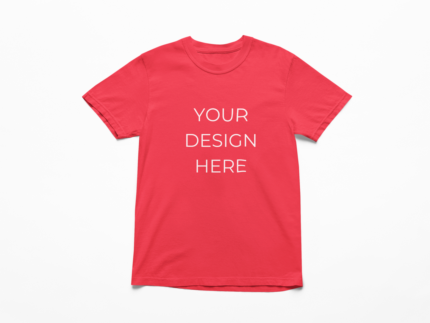 Custom Garment-Dyed T-Shirt – No Minimum