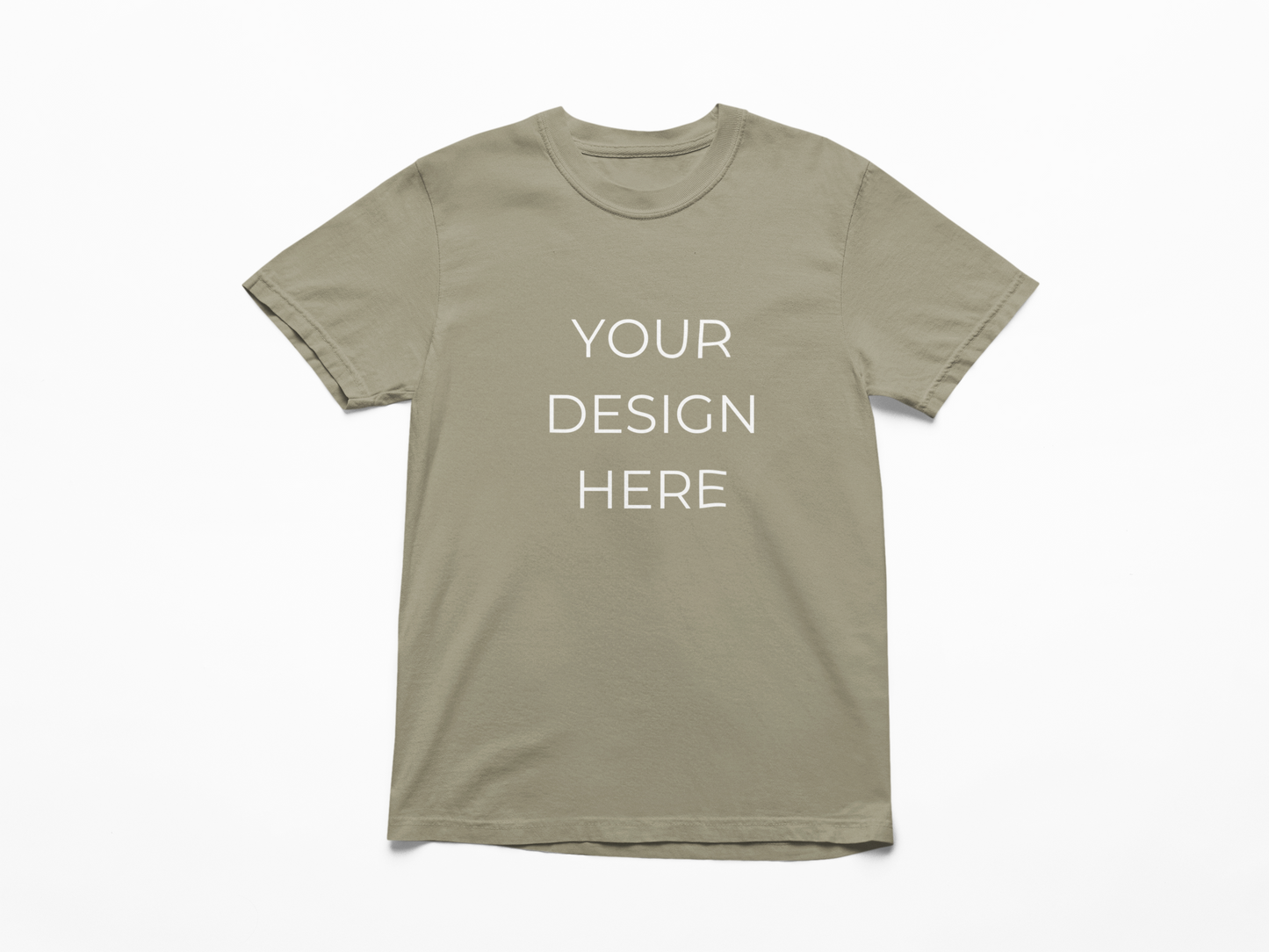 Custom Garment-Dyed T-Shirt – No Minimum