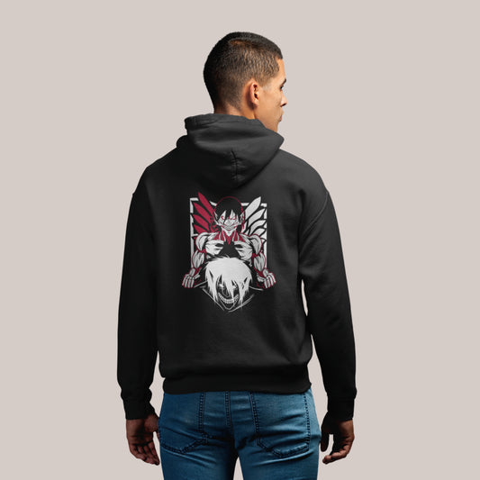 Anime Warrior Graphic Hoodie – Streetwear Pullover