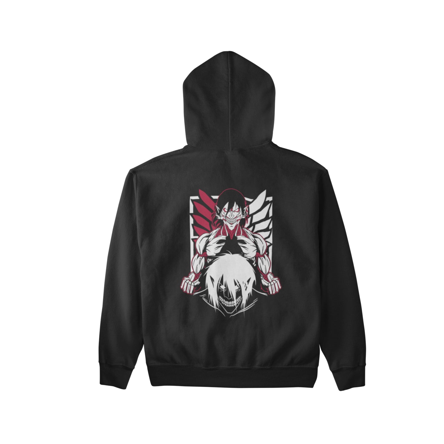 Anime Warrior Graphic Hoodie – Streetwear Pullover