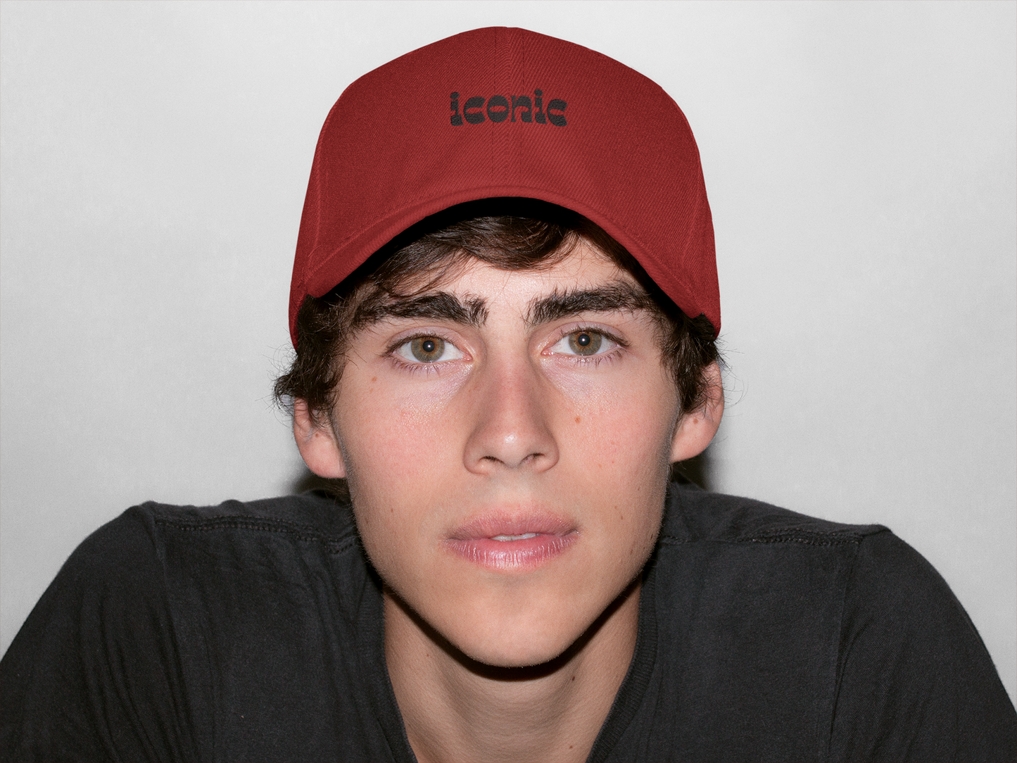 Iconic Text Unisex Cap, Trendy Hat, Aesthetic Streetwear Baseball Cap, Vintage Hip Hop, Urban Headwear