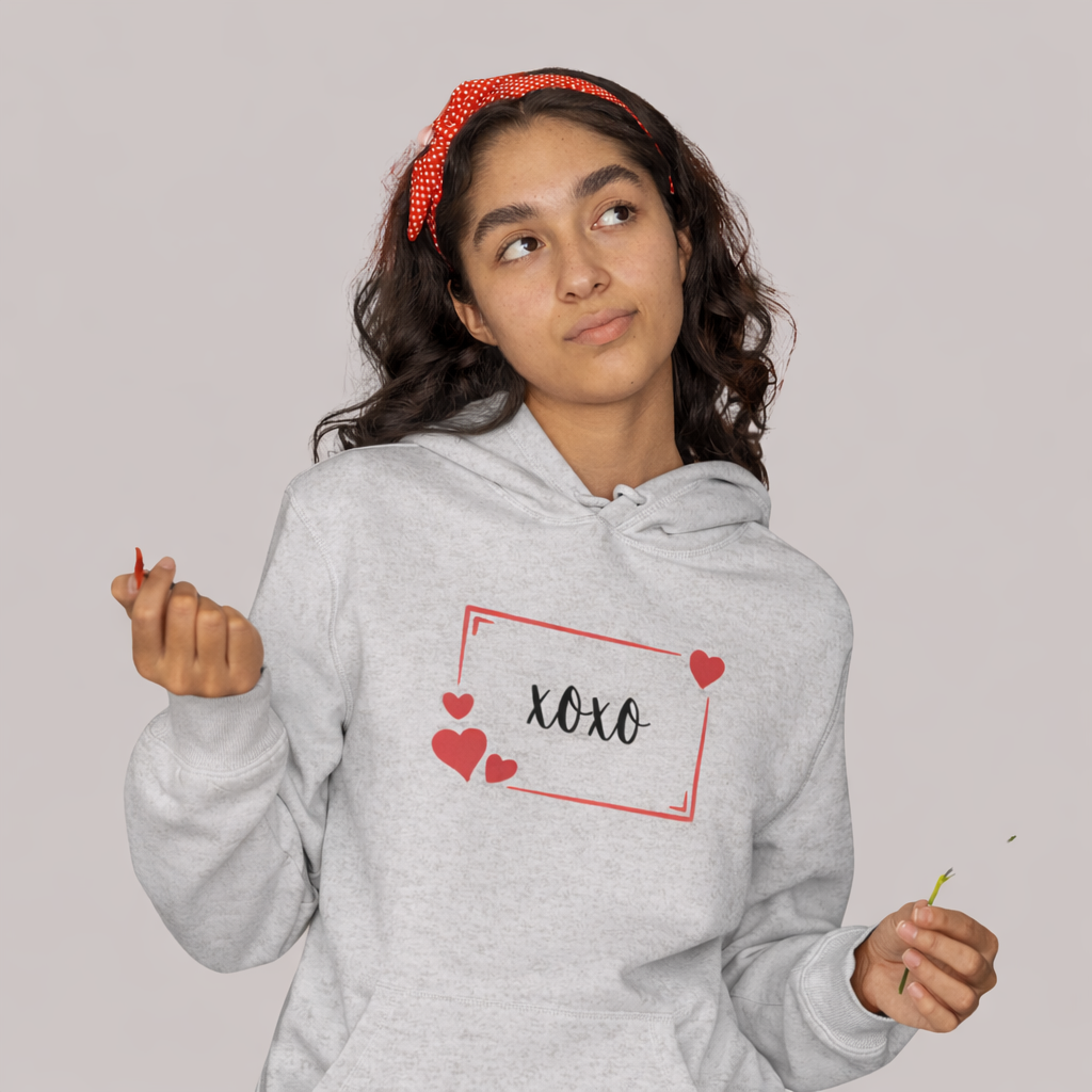 Valentine's Day XOXO Statement Hoodie
