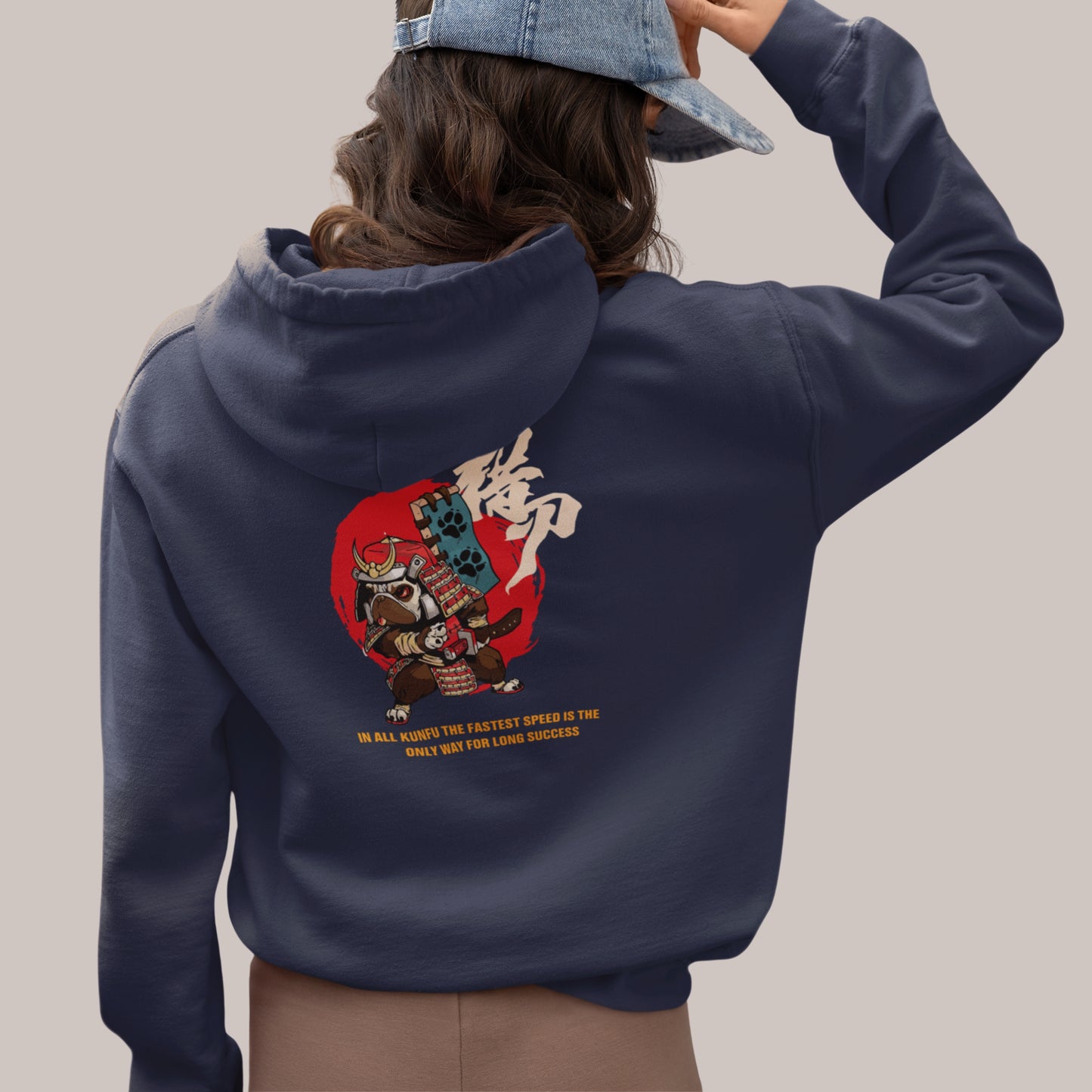 Samurai Kung Fu Dog Hoodie