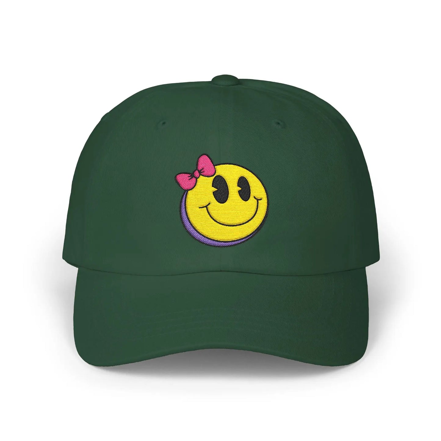 Trendy Cap - Funny Smiley Face Hat, Unique Quirky Playful Eye-Catching Dad Cap, Baseball Cap, Hipster Cap, Fashion Statement, Happy Cap