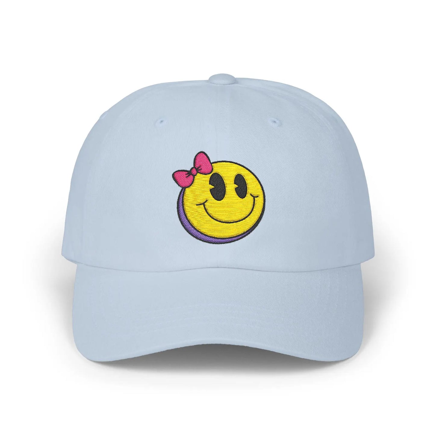 Trendy Cap - Funny Smiley Face Hat, Unique Quirky Playful Eye-Catching Dad Cap, Baseball Cap, Hipster Cap, Fashion Statement, Happy Cap