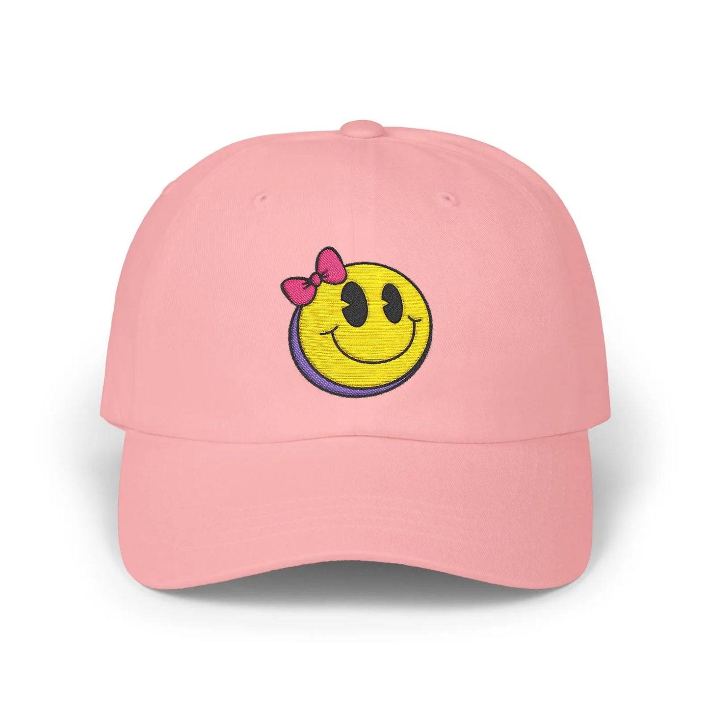 Trendy Cap - Funny Smiley Face Hat, Unique Quirky Playful Eye-Catching Dad Cap, Baseball Cap, Hipster Cap, Fashion Statement, Happy Cap