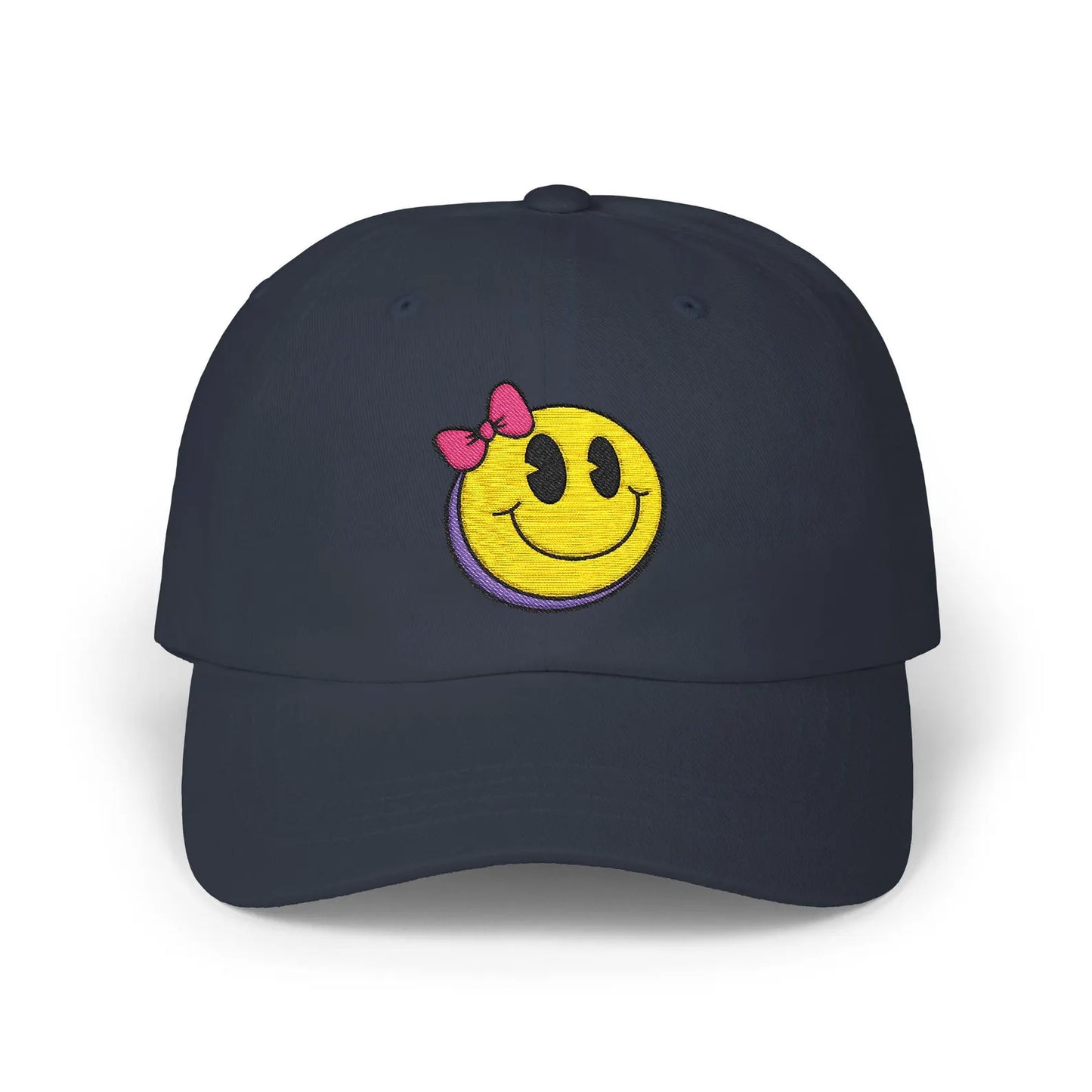 Trendy Cap - Funny Smiley Face Hat, Unique Quirky Playful Eye-Catching Dad Cap, Baseball Cap, Hipster Cap, Fashion Statement, Happy Cap
