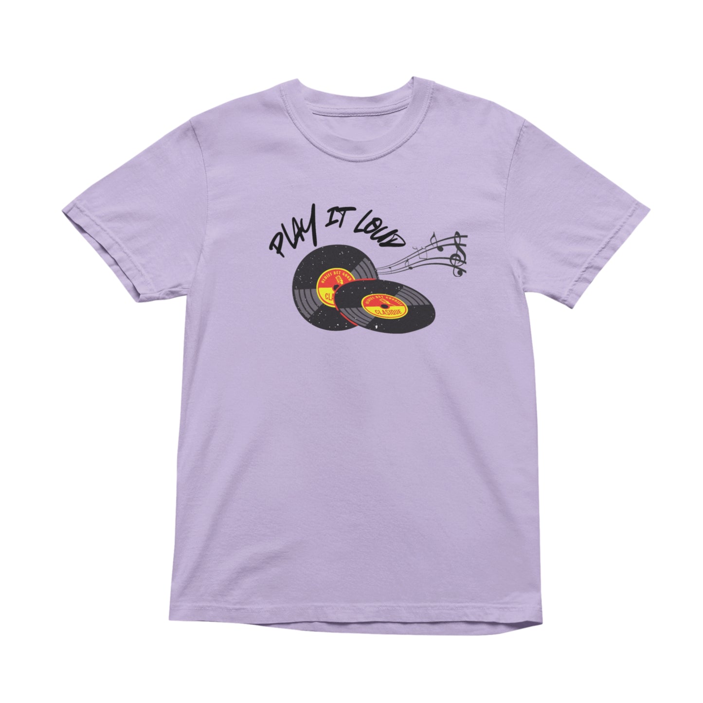 Play It Loud Music T-Shirt, Trendy Song Top, Music Aesthetic Tee