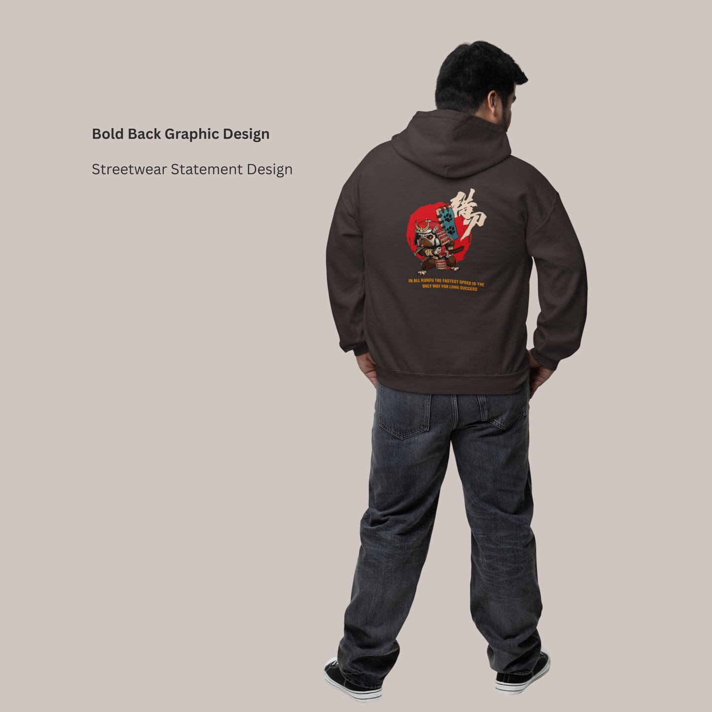 Samurai Kung Fu Dog Hoodie