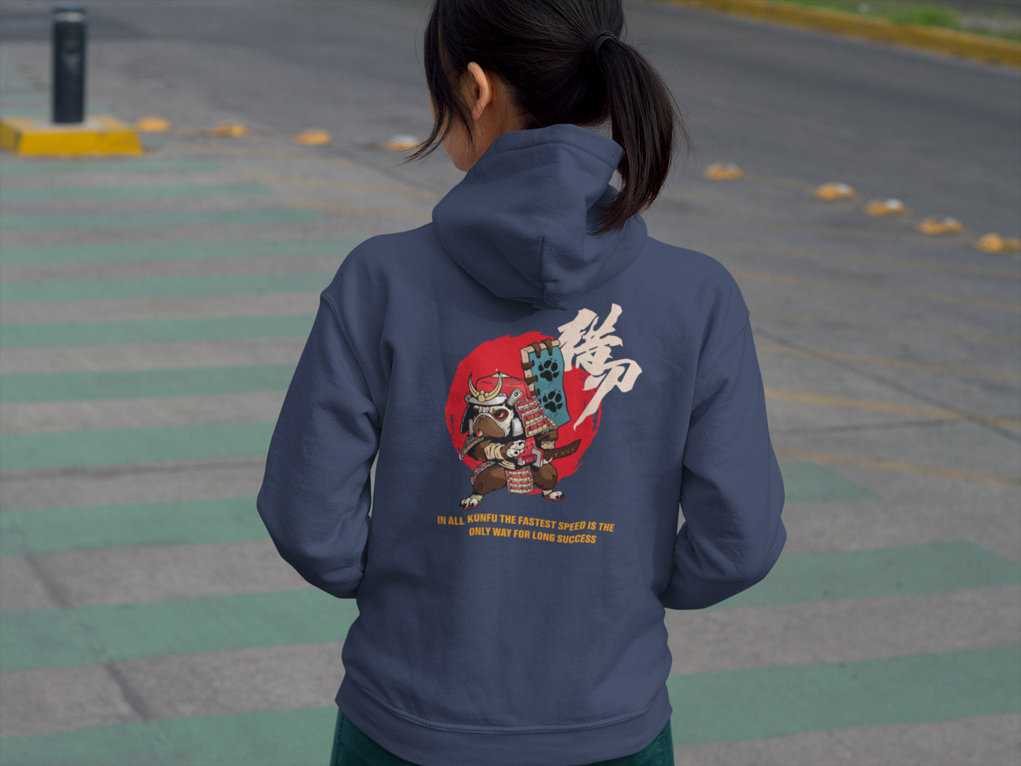 Samurai Kung Fu Dog Hoodie