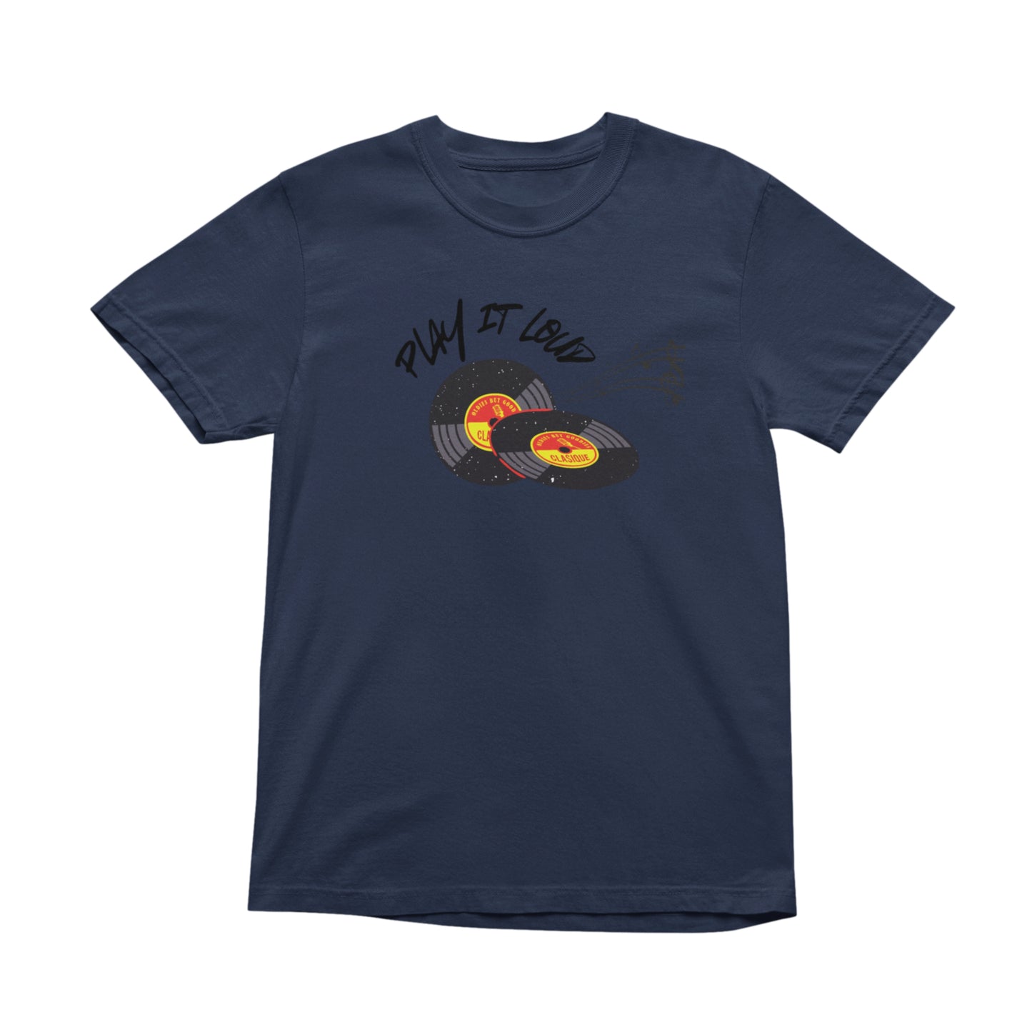 Play It Loud Music T-Shirt, Trendy Song Top, Music Aesthetic Tee