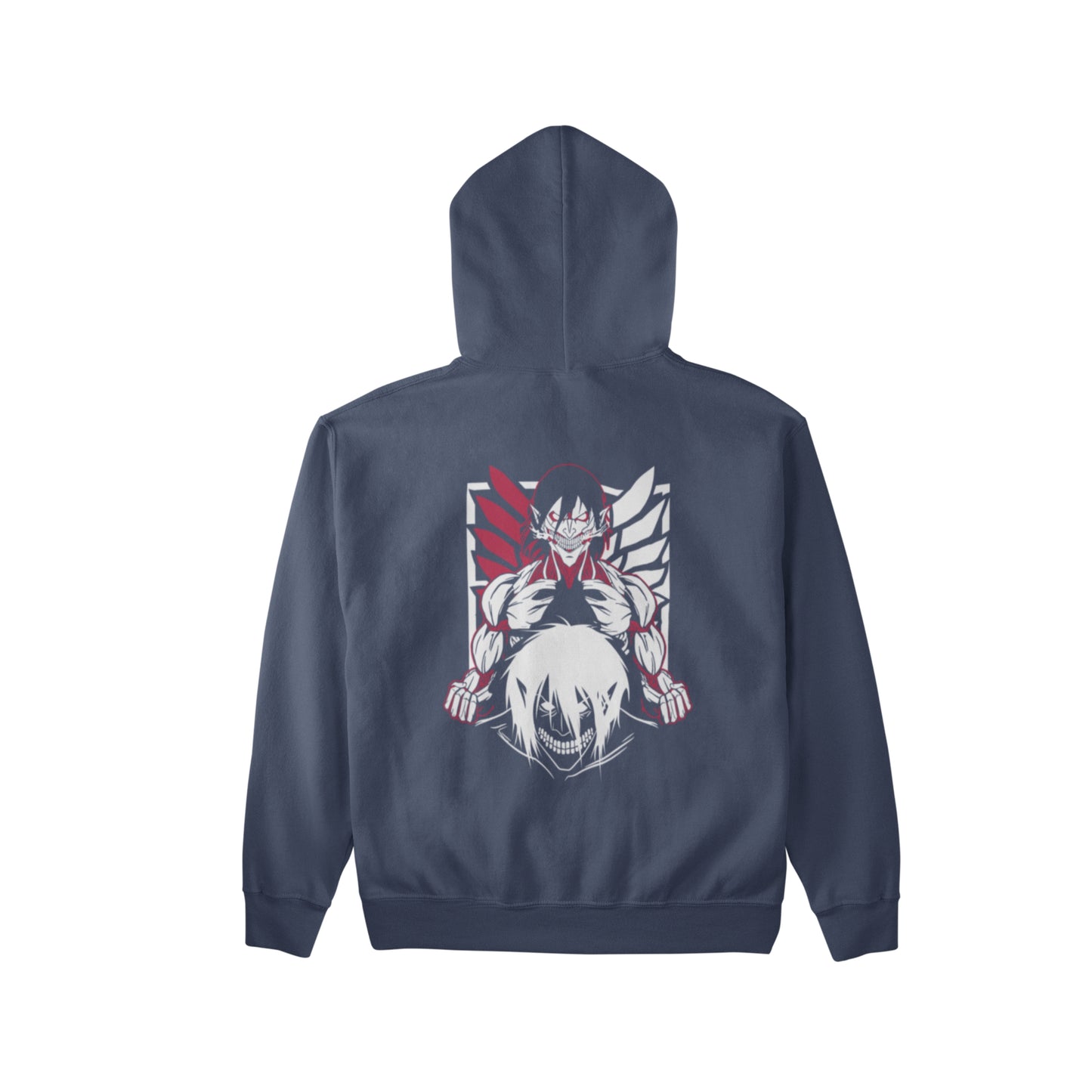 Anime Warrior Graphic Hoodie – Streetwear Pullover