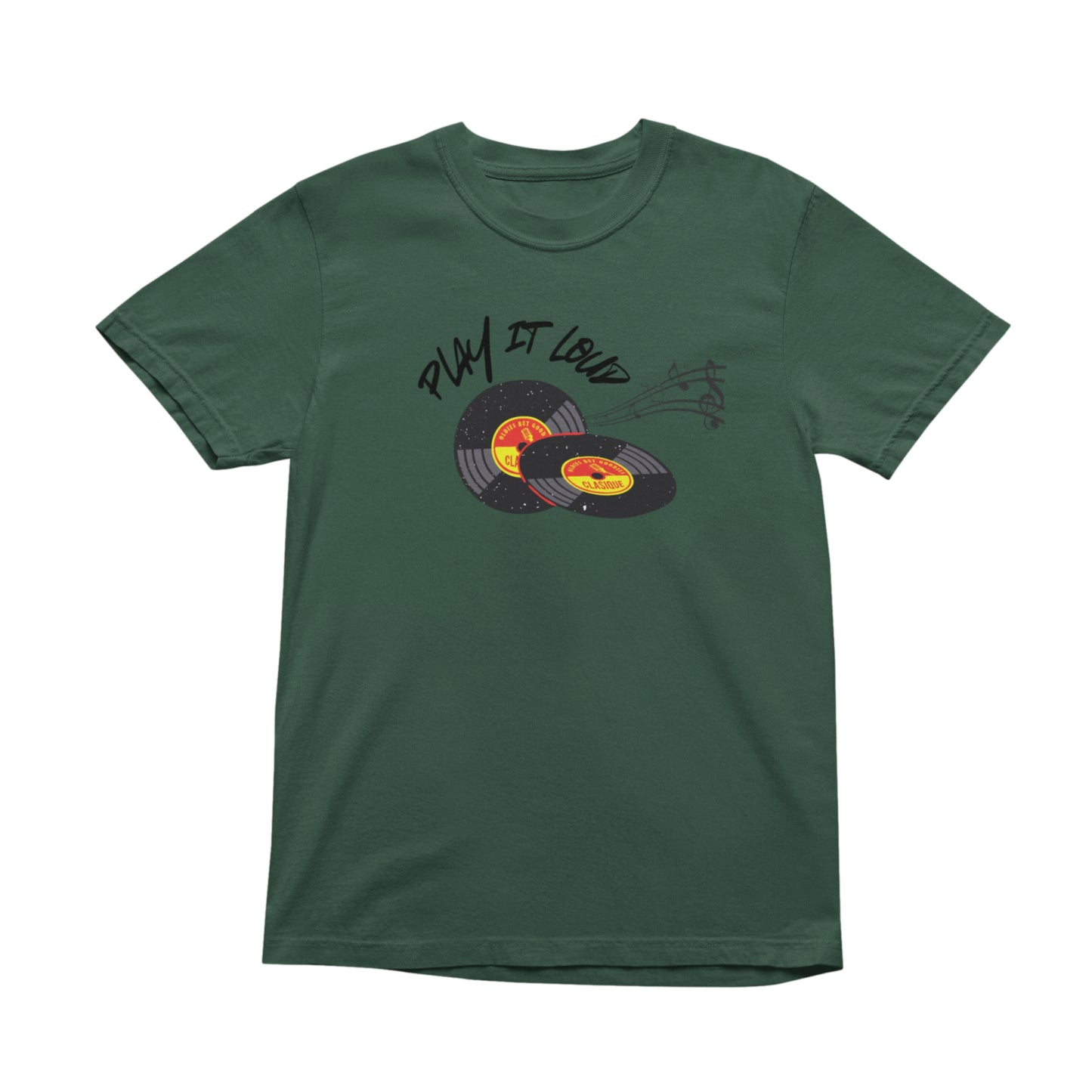 Play It Loud Music T-Shirt, Trendy Song Top, Music Aesthetic Tee