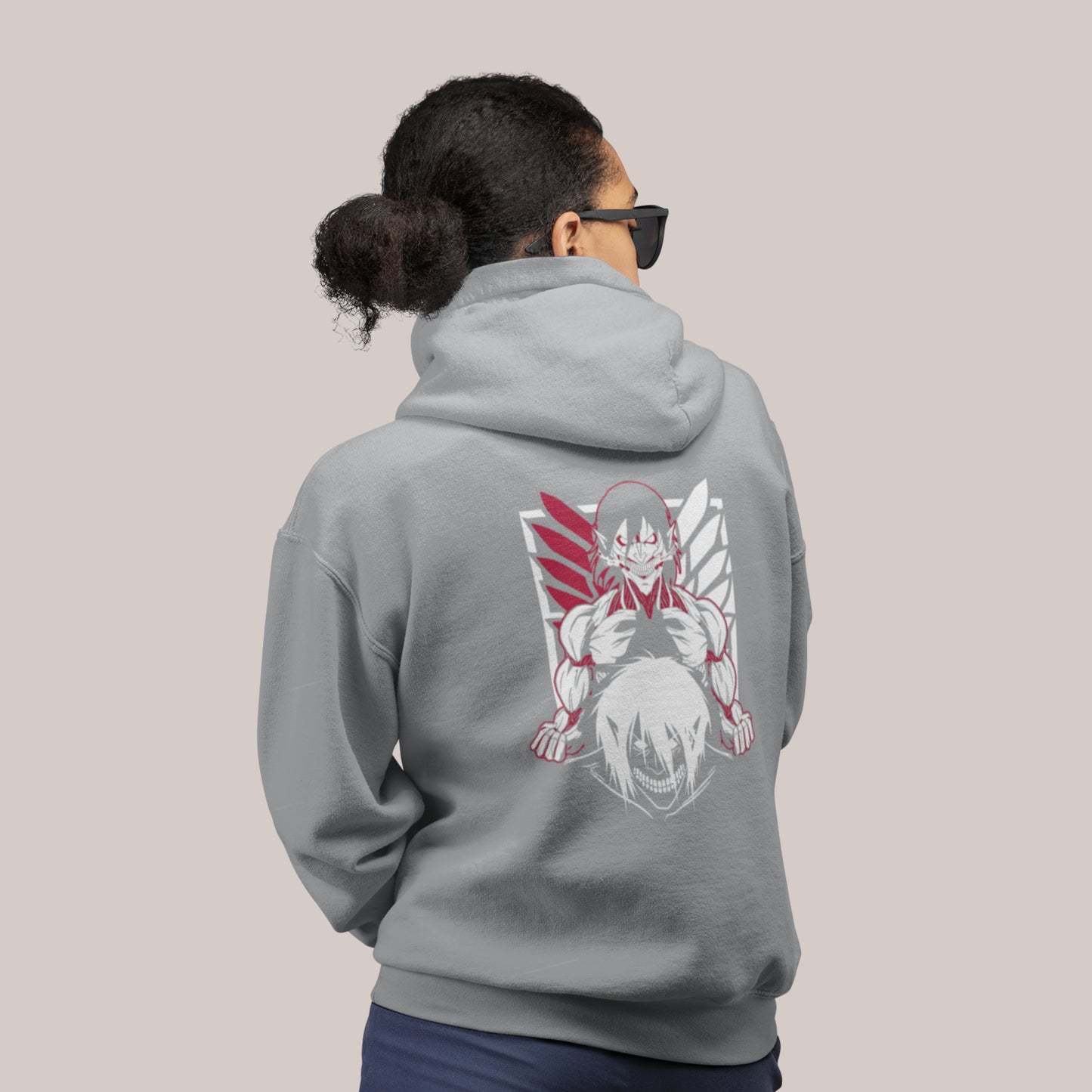 Anime Warrior Graphic Hoodie – Streetwear Pullover